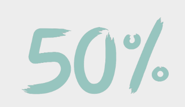50 percent